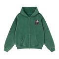 Viking Family/Zip Boxy Fleece Hoodie
