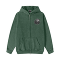 VikingFamily/Snow Washed Zip Fleece Hoodie