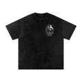 Panda Family Supporter. Snow Washed Oversized Cotton T-Shirt
