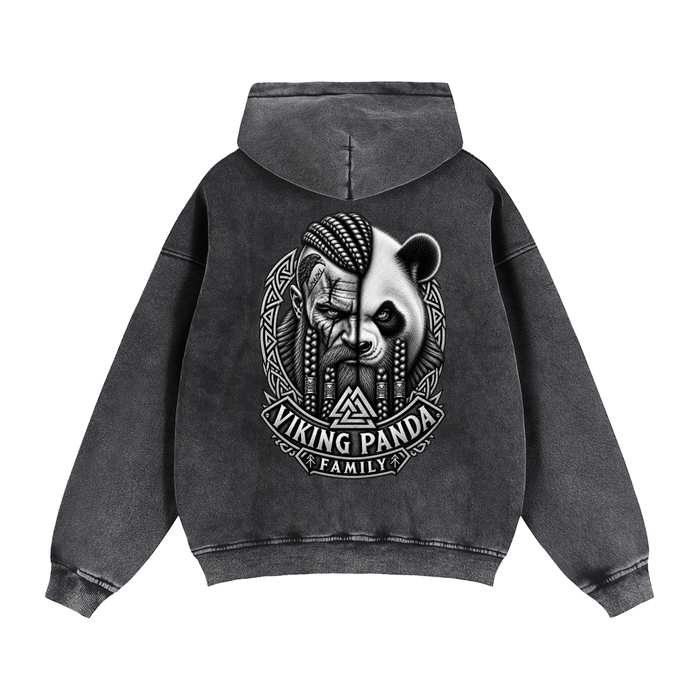 Viking Family/Zip Boxy Fleece Hoodie