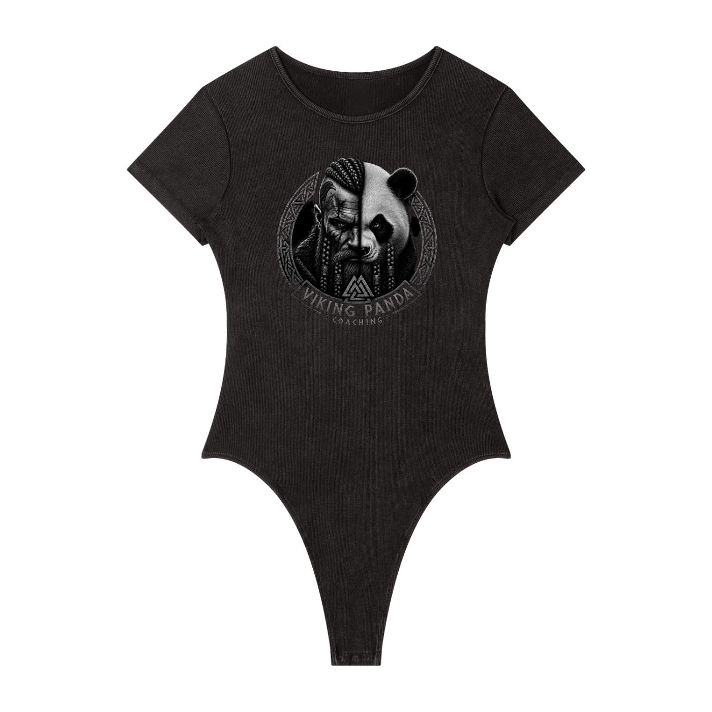 Battle Ready. Women's Mineral Wash Crewneck Bodysuit